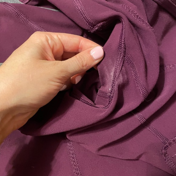 Lululemon nice asana purple zip up sweater jacket - Picture 15 of 16